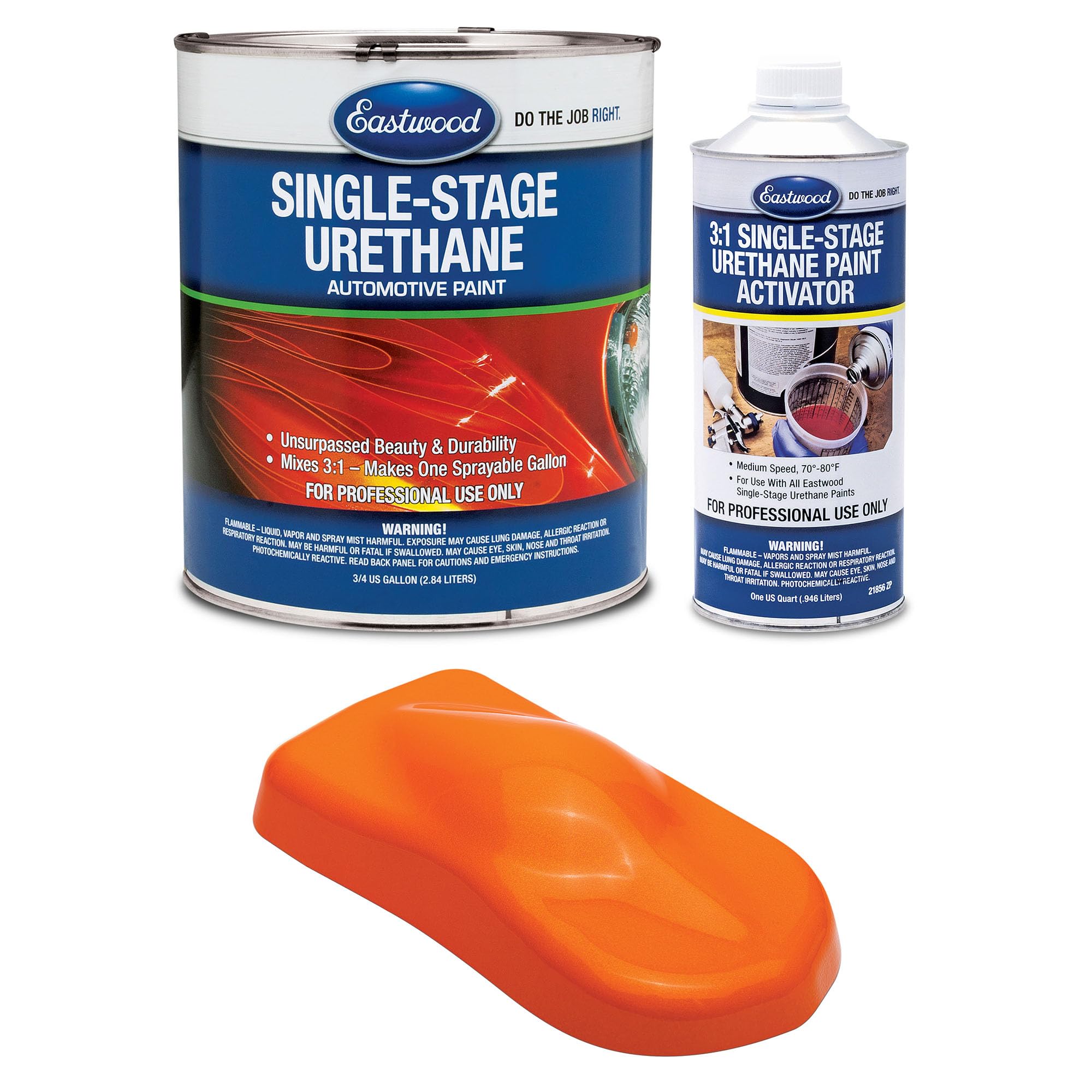 Amazon.com: Eastwood 3:1 Orange Sparkle Pearl Single Stage